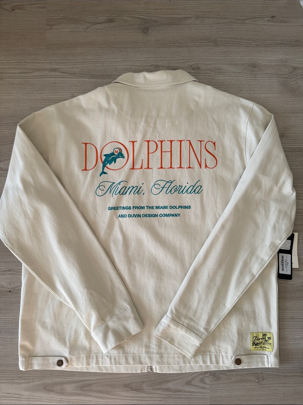 Duvin x Dolphins Zip Work Jacket